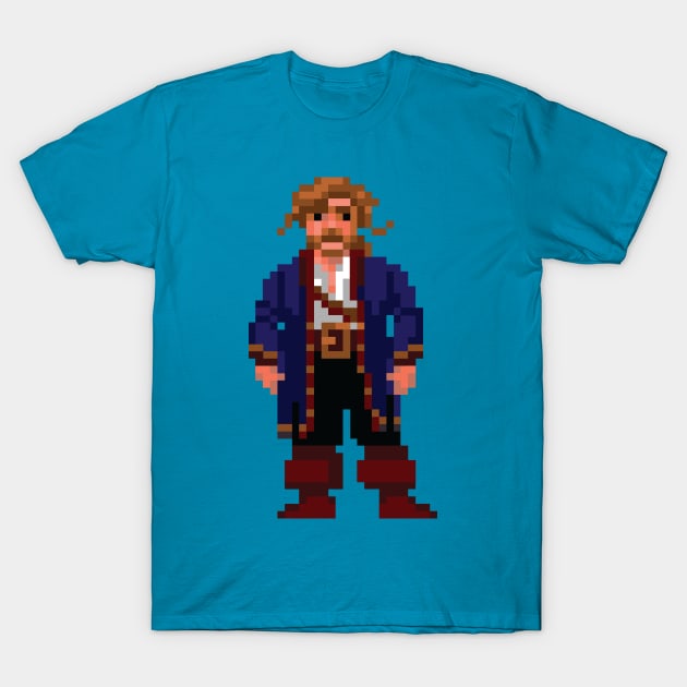 Monkey Island 2 Guybrush Threepwood T-Shirt by Retro8Bit Fashion Store